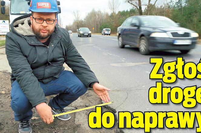 Zgłoś  drogę  do naprawy