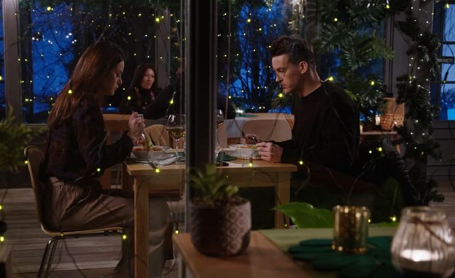 	M jak miłość odc. 1856. Jakub Karski (Krzysztof Kwiatkowski), Kasia (Paulina Lasota)