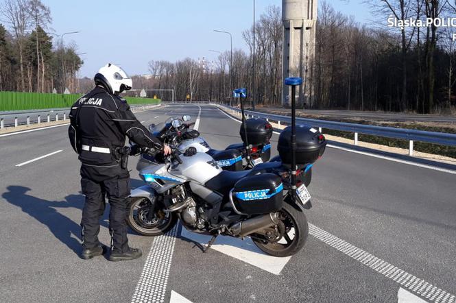 Policjanci na motocyklach