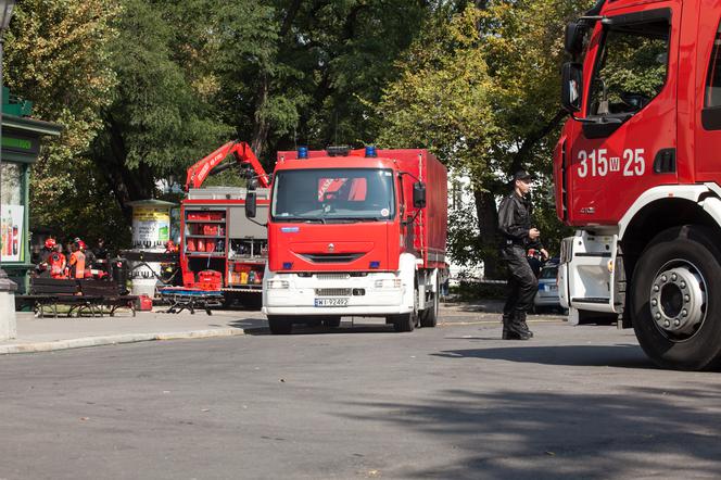 Akcja ratunkowa na terenie Uniwersytetu Warszawskiego