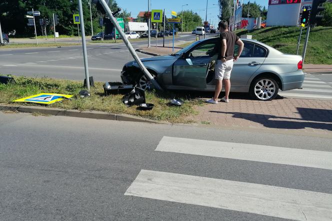 Wypadek na ulicy Miodowej w Starachowicach