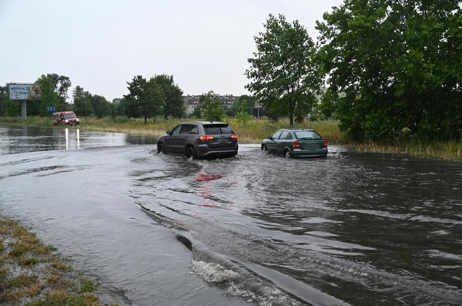 Szczecin zalany po burzy, 1.07.2022