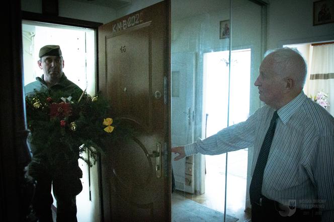 Świętokrzyscy terytorialsi odwiedzili kombatantów przed świętami