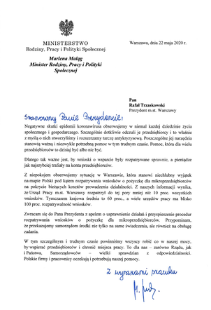 List minister Maląg