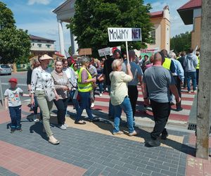 „Nie damy zabić się asfaltem”. Pilny protest mieszkańców Mazowsza