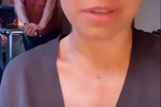 Anna Mucha na planie M jak miłość