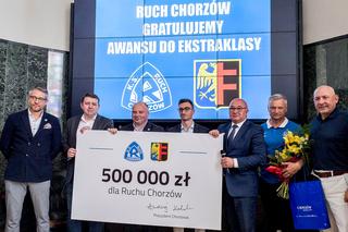 Ruch Chorzów otrzymał środki od miasta za awans do Ekstraklasy