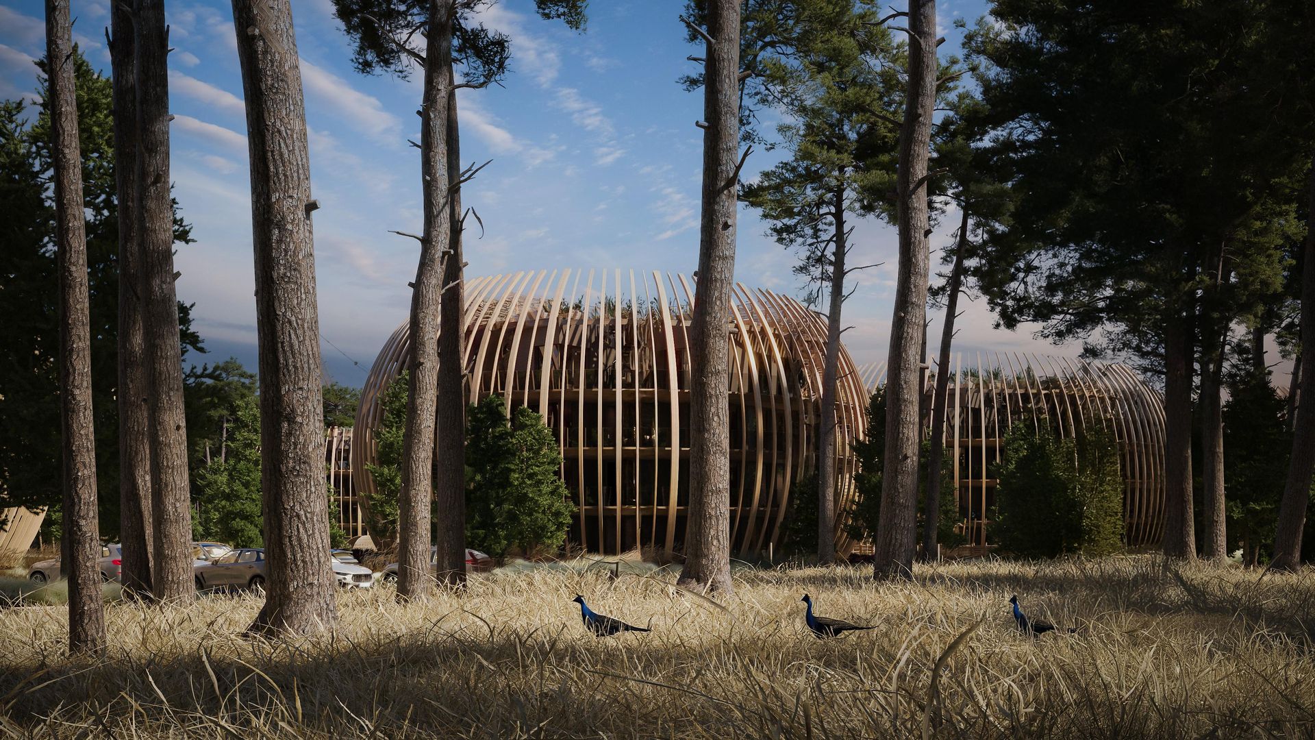 Kompleks dziewięciu apartamentowo-hotelowych pawilonów na Wyspie Sobieszewskiej