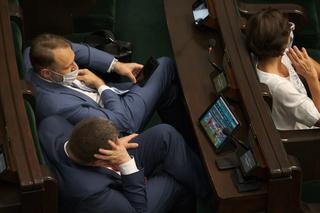Podczas posiedzenia Sejmu posłowie oglądali mecz Polska - Szwecja