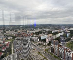 Byliśmy 40, piętrze najwyższego budynku mieszkalnego w Polsce. Widok jest niesamowity
