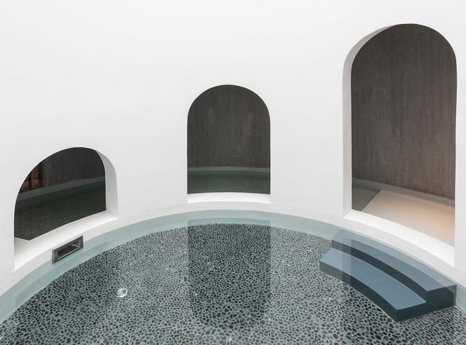 Wielokrotnie  nagradzane Euphoria Spa  (proj. DecaArchitecture, Natalia  Efraimoglou & Partners)