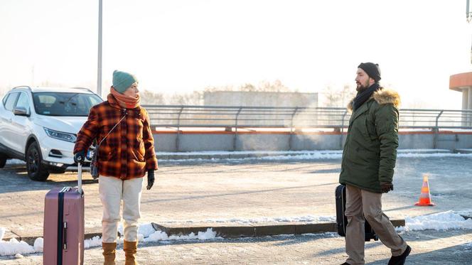 Barwy szczęścia odc. 3018. Renata (Anna Mrozowska), Marcin Kodur (Oskar Stoczyński)