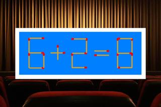 Przełóż zapałkę i stwórz prawidłowe równanie! - 6+2=8