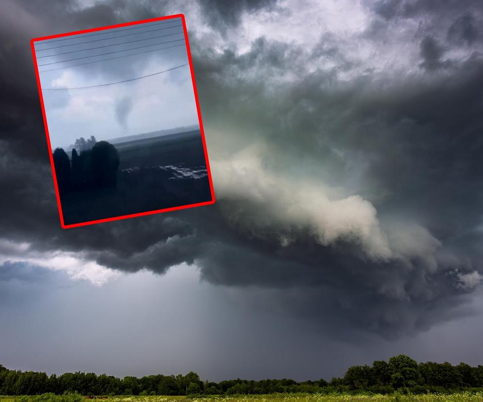 Trąba powietrzna w Wielkopolsce