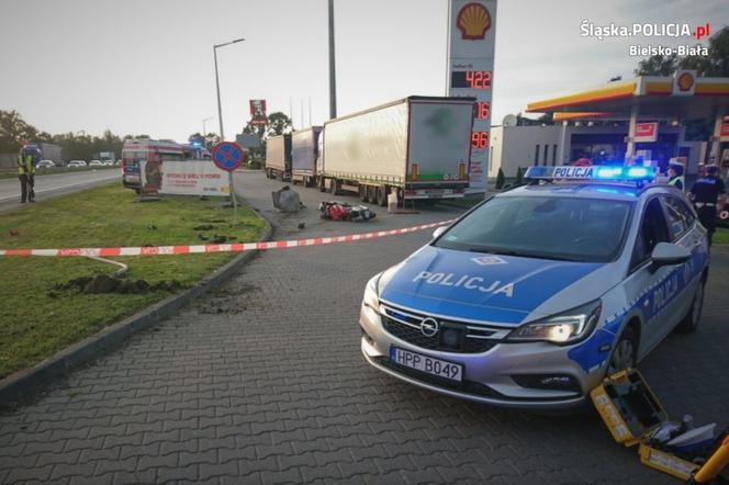 Śląskie: Szaleńczy pościg za motocyklistą! Pędził tak, że omal nie zginął 