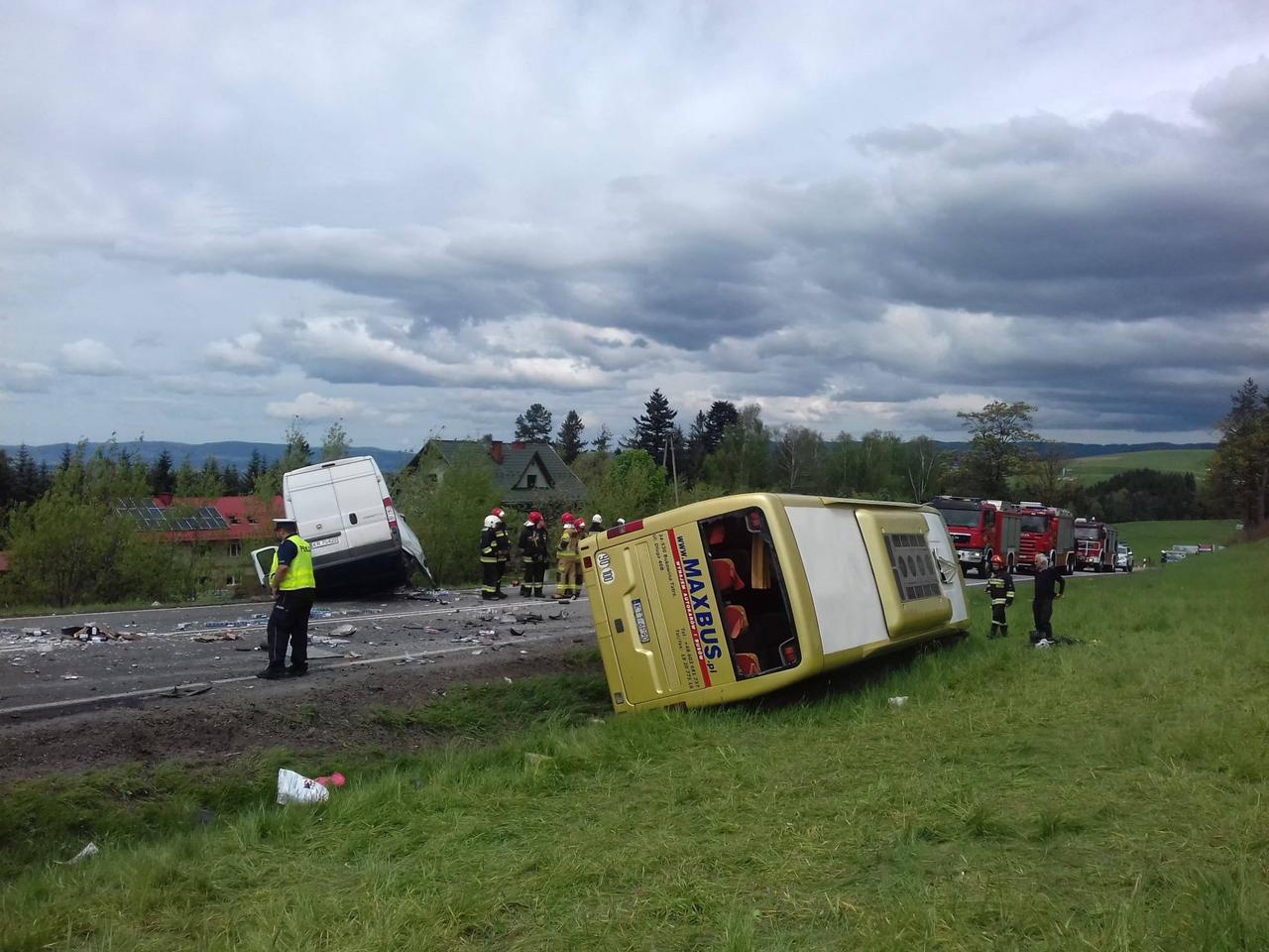 Tragiczny wypadek na Zakopiance. Jedna osoba nie żyje