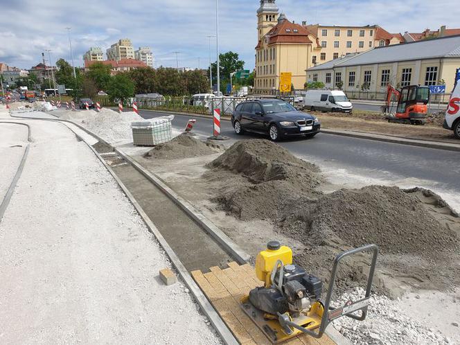 Ścieżki rowerowe w Bydgoszczy na ulicy Kruszwickiej prawie gotowe