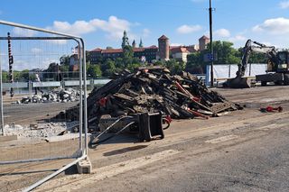 Remont mostu Grunwaldzkiego w Krakowie