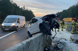 Wypadek na A4 w Katowicach