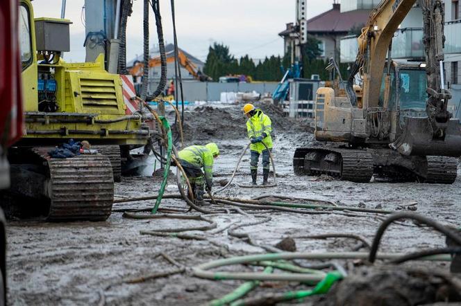 Budowa końcówki metra M2 na Bemowie