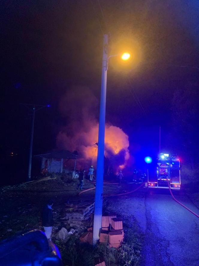 Groźny pożar w Zakopanem. Część miasta była odcięta od prądu