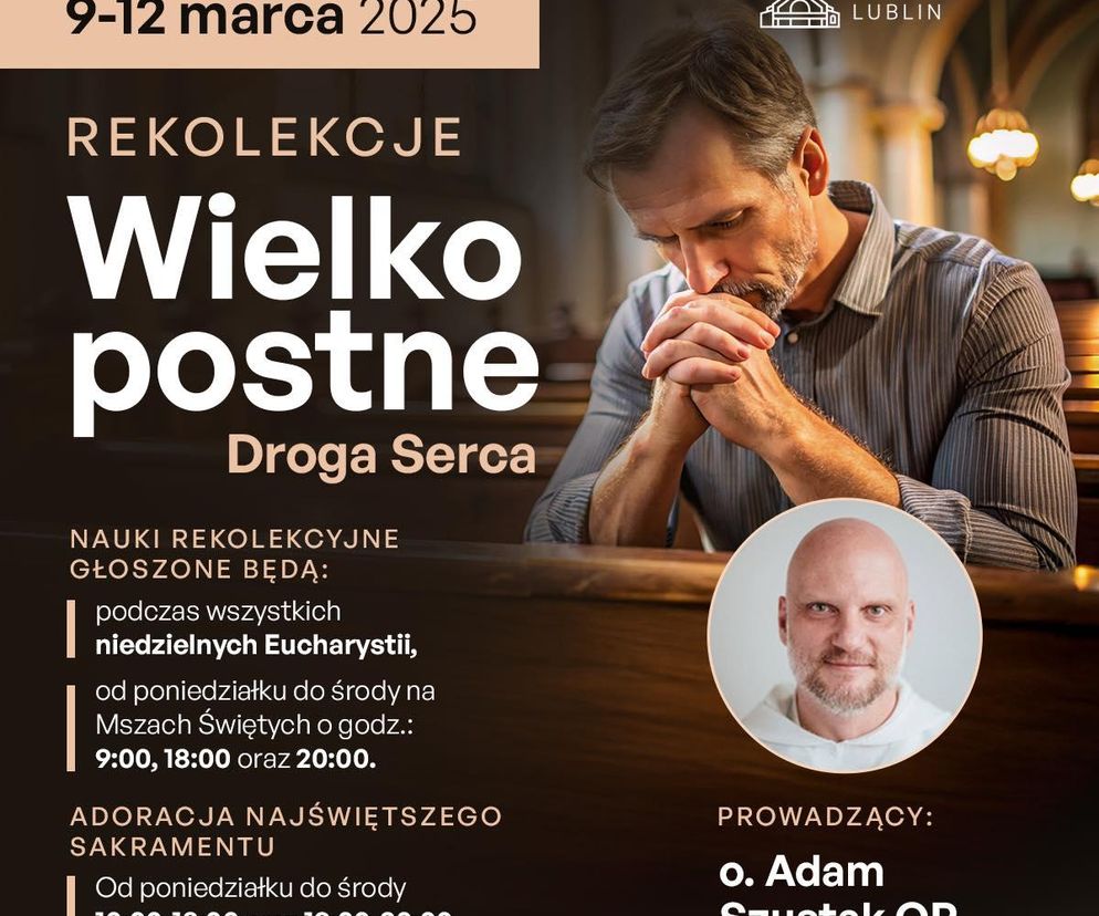 Rekolekcje Wielkopostne „Droga serca” - plakat 
