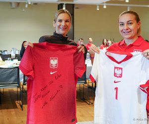 Marta Nawrocka na zgrupowaniu piłkarskiej reprezentacji kobiet