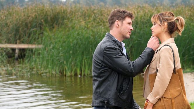 	M jak miłość odc. 1847. Marcin (Mikołaj Roznerski), Kama (Michalina Sosna)