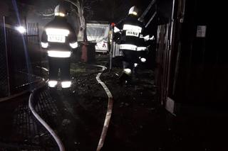 Pożar domu przy ul. Grunwaldzkiej w Tarnowie