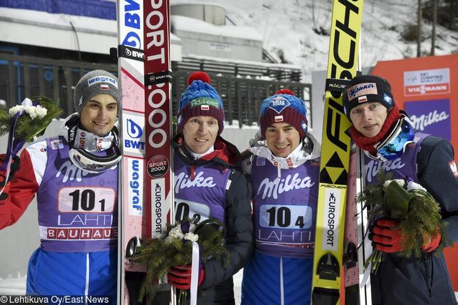 Maciej Kot, Stefan Hula, Kamil Stoch, Dawid Kubacki