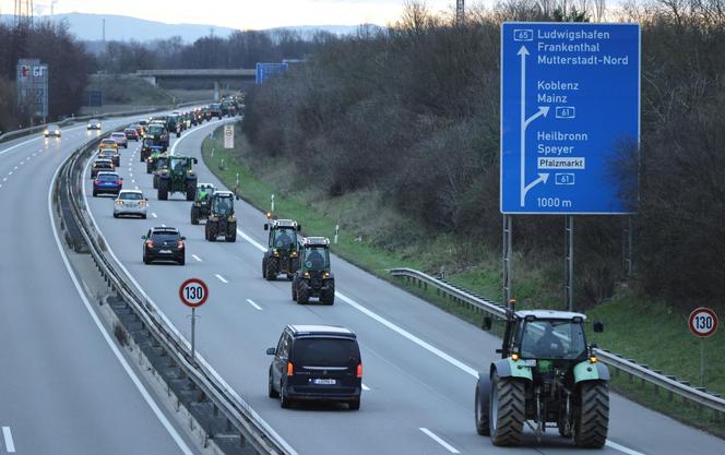 Strajk rolników w Niemczech