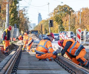 Duża inwestycja na alei Waszyngtona. Tramwajarze przebudują torowisko