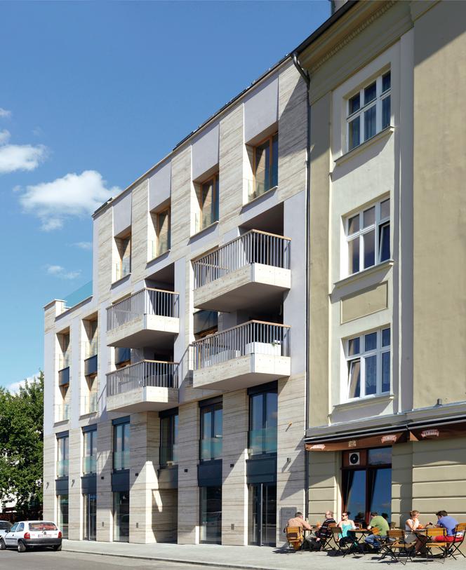 Budynek mieszkalny przy ul. Nadwiślańskiej w Krakowie, proj. Biuro Projektów Lewicki Łatak, 2011-2013