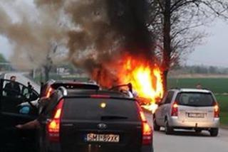 Spłonęła w samochodzie na oczach innych kierowców! Tragedia w Orzeszu