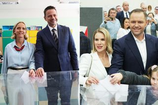 Żony kandydatów na prezydenta postawiły na jasne kolory. Wiosenne stylizacje [ZDJĘCIA]