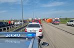 Poważny wypadek na A1! Wielu poszkodowanych, droga zablokowana