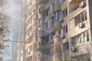 Zniszczenia po rosyjskich atakach w Odessie