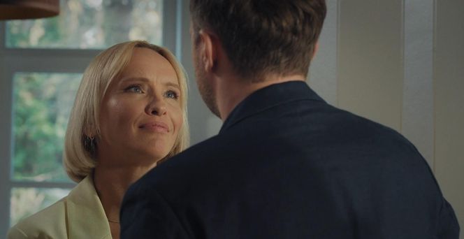 M jak miłość odc. 1876. Dorota (Iwona Rejzner), Bartek (Arkadiusz Smoleński)