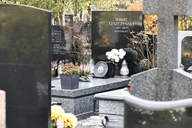 Tak wygląda grób Roberta Leszczyńskiego