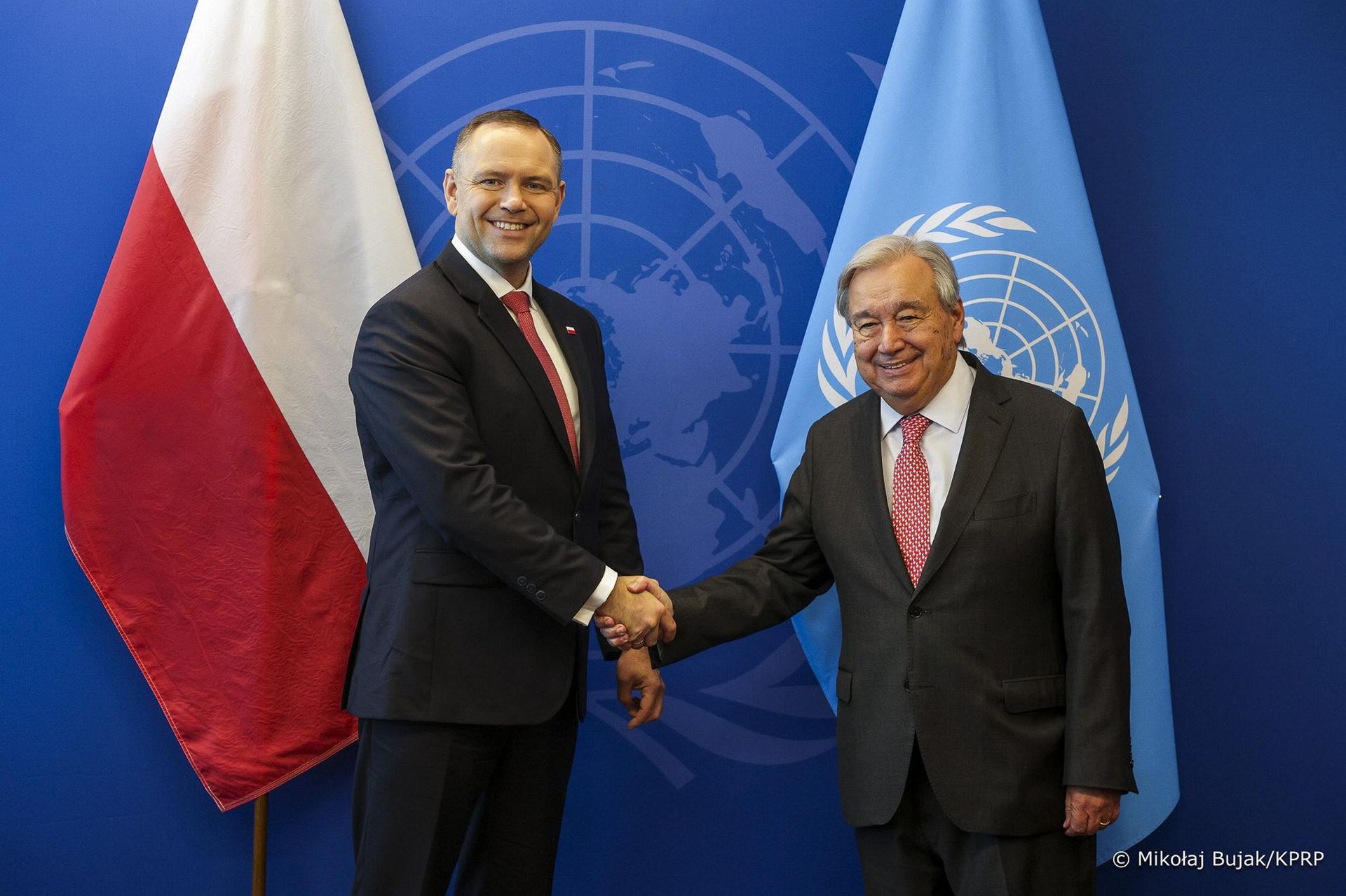 Mocne kadry z Nowego Jorku. Nawrocki z Guterresem, Baerbock i liderami Bałtyku