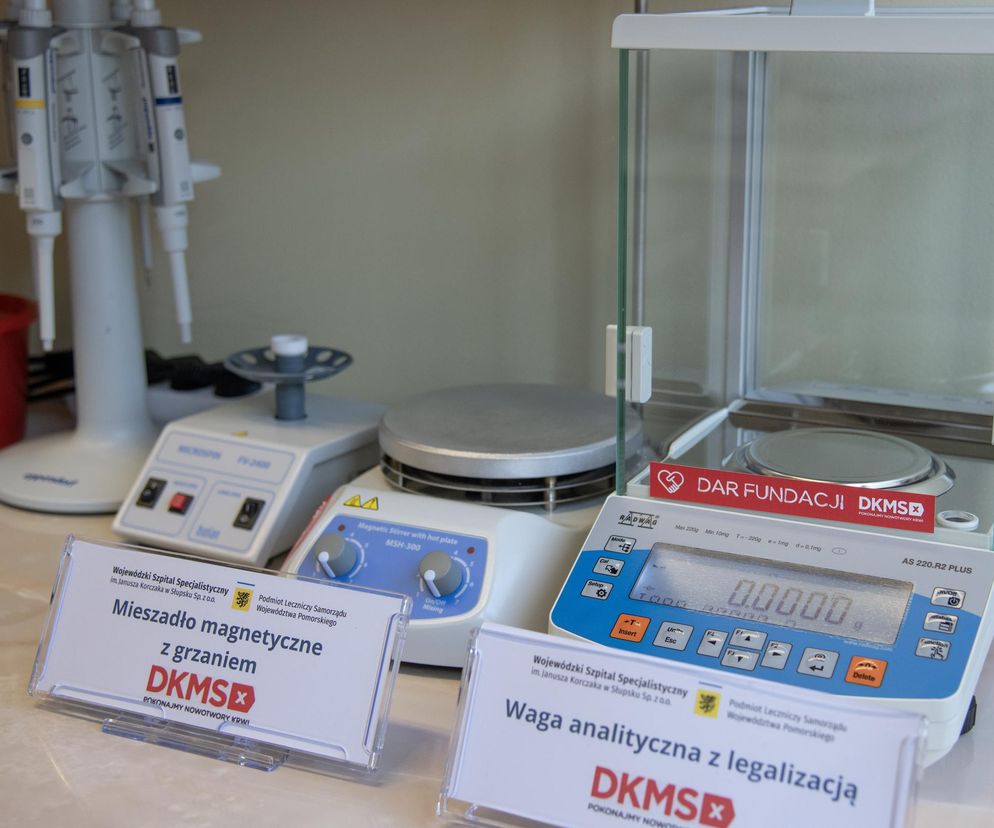 Sprzęt do DKMS dla słupskiego szpitala