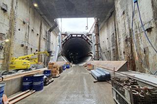 Budowa tunelu pod Świną - kwiecień 2021