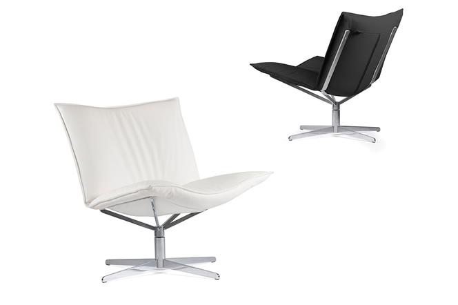 Czarno-białe krzesła Mac Iker