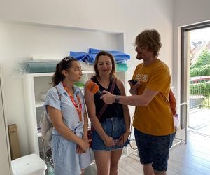 Wakacyjny patrol Eska Summer City w olsztyńskim oddziale Szkoły Policealnej Pascal