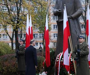 Andrzej Duda złożył wieńce przed pomnikami Ojców Niepodległości