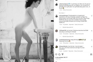 Catherine Zeta-Jones pokazała nagie zdjęcie. Wszystko z okazji urodzin męża!
