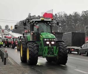 Protest rolników w naszym regionie 