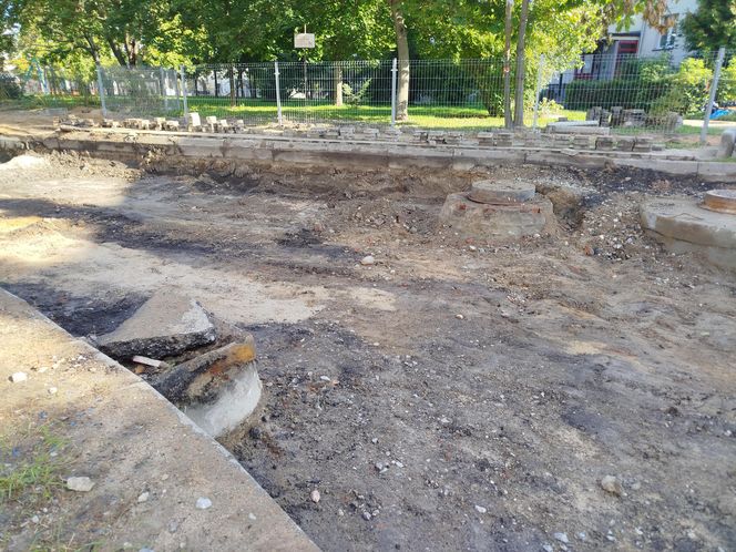 Roboty drogowe na ulicy Błonie w Siedlcach