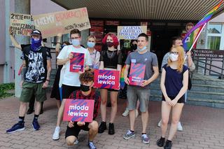 STOP Czarnek - protest Młodej Lewicy w Tarnowie