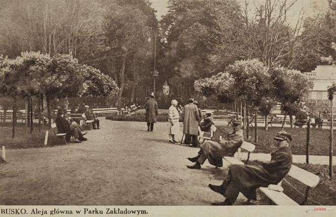 Uzdrowisko Busko Zdrój na archiwalnych zdjęciach